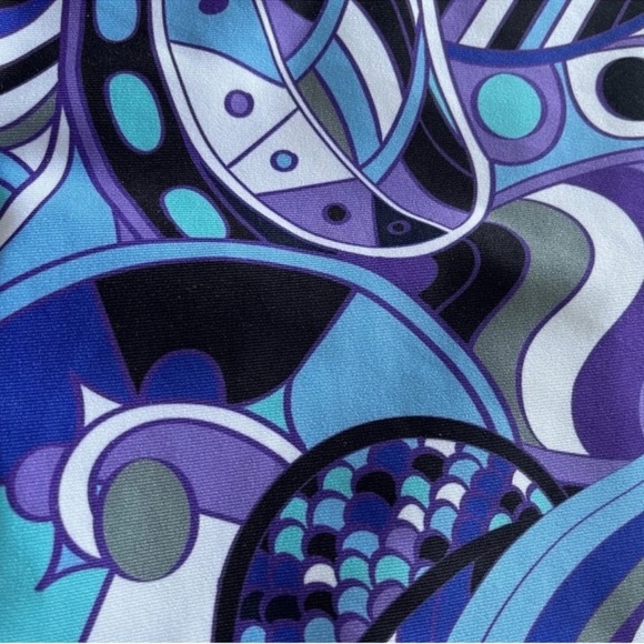 KEVAN HALL SPORT Abstract Mini Skourt Size 2 - Picture 11 of 11